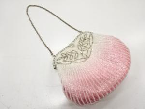 ビーズ　ハンドバッグ